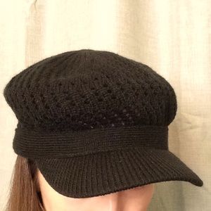 Time and Tru Black Knit Cap One Size